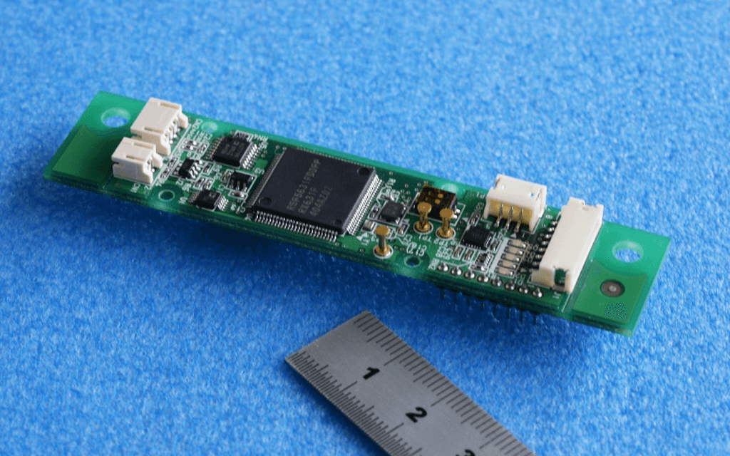 孔内ゾンデ組込用小型uコントローローラー基板(計測制御機器ゾンデ搭載用)